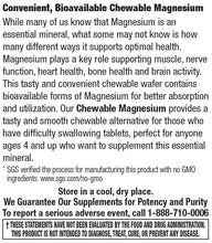 Load image into Gallery viewer, Chew Magnesium 125mg 90ct
