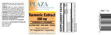 Load image into Gallery viewer, Turmeric Extract 500Mg 60 Capsules