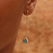 Load image into Gallery viewer, Cerulean Drop Earrings
