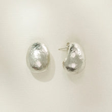 Load image into Gallery viewer, Hammered Silver Studs
