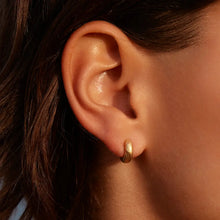 Load image into Gallery viewer, Gold-plated Mini Huggies Earrings
