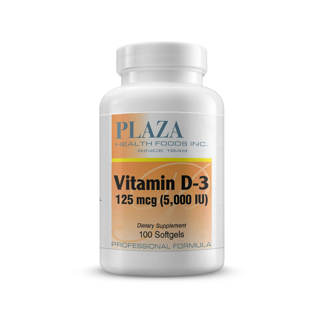 Vitamin D3 5000Iu Softgels 100's