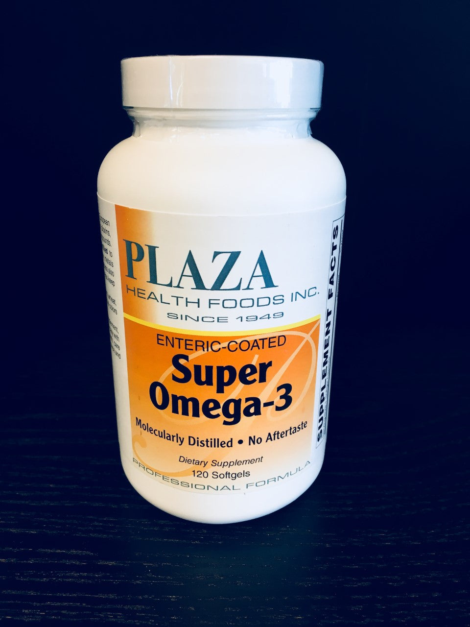 Super Omega 3 Fish Oil 120 softgels Plaza Health Foods